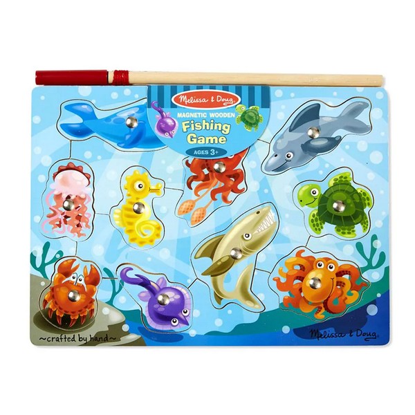 Продукт Melissa and Doug Магнитна въдица за риболов - Дървен пъзел  - 0 - BG Hlapeta